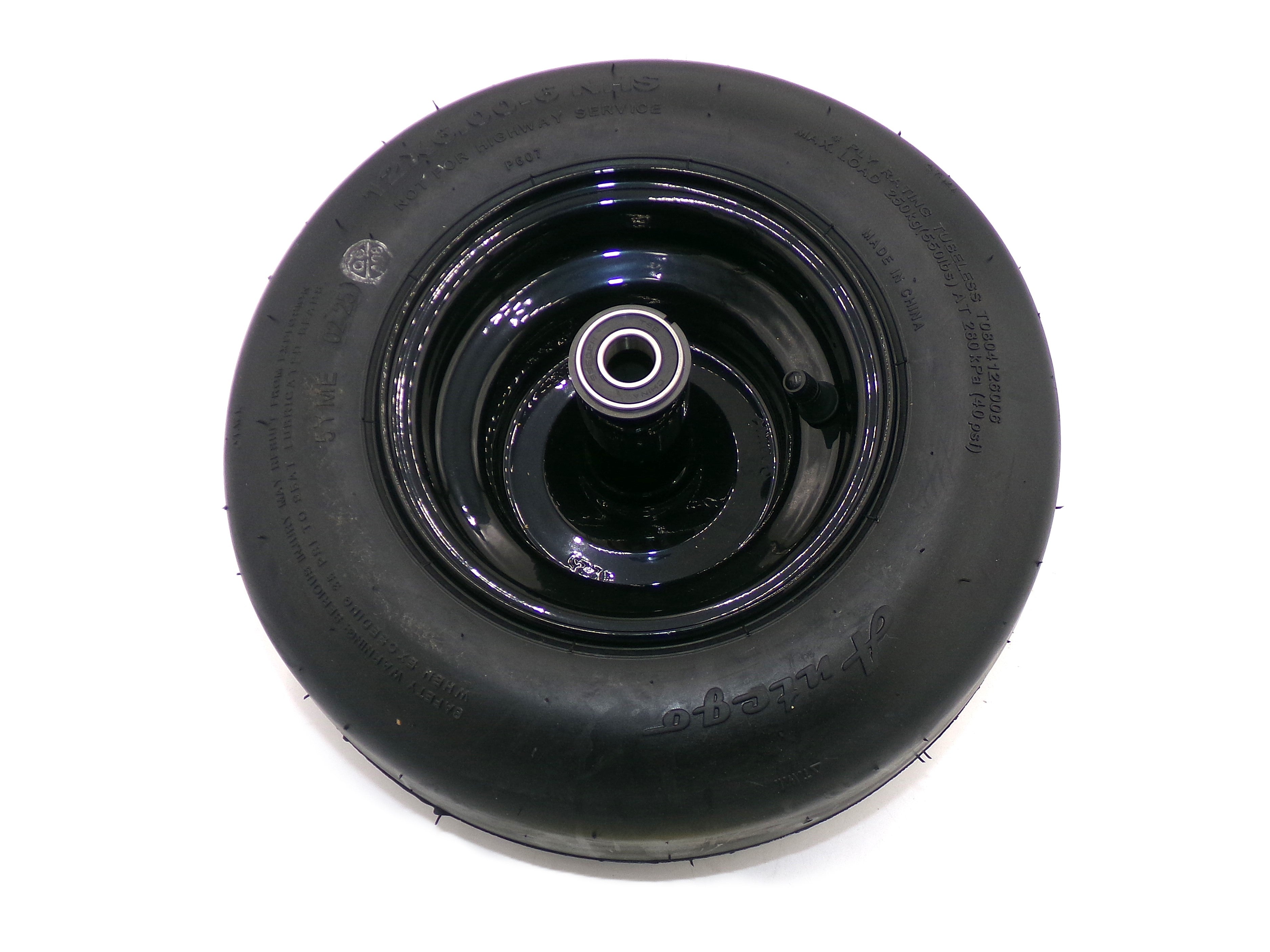 PART # 022-0007-00 12X6X6 FRONT TIRE/WHEEL ASSEMBLY - CHECK