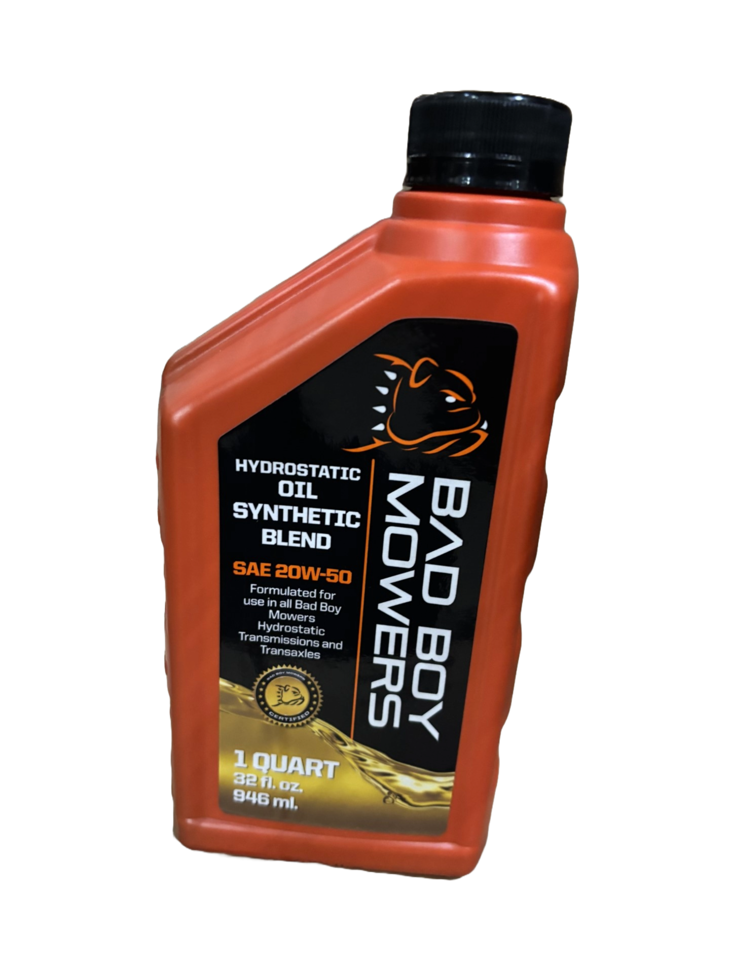 PART # 085-6010-00) 1 QUART 20W50 BAD BOY MOWERS SYNTHETIC