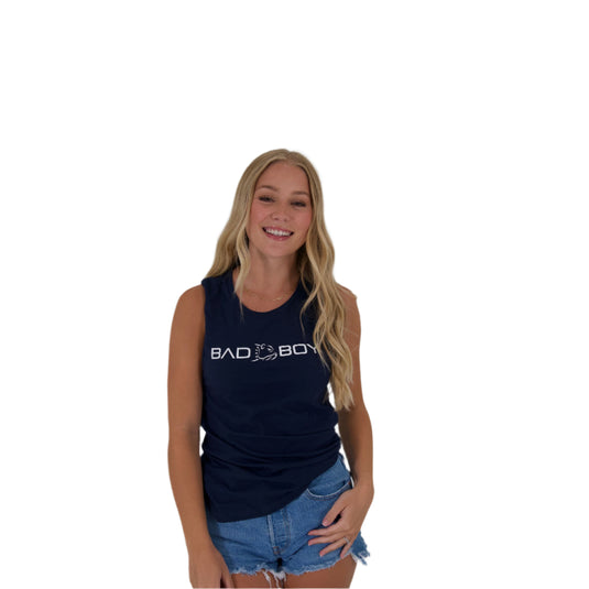 NAVY TANK / WHITE FRONT LOGO
