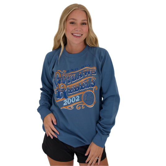 REBELS & OUTLAWS SINCE 2002 CREWNECK - MARINE BLUE