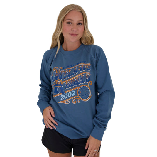 REBELS & OUTLAWS SINCE 2002 CREWNECK - MARINE BLUE