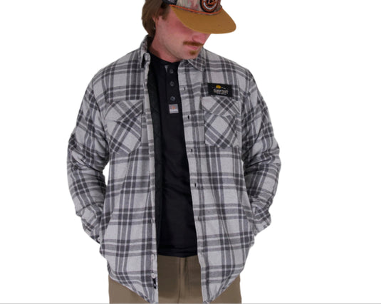 QUILTED FLANNEL JACKET