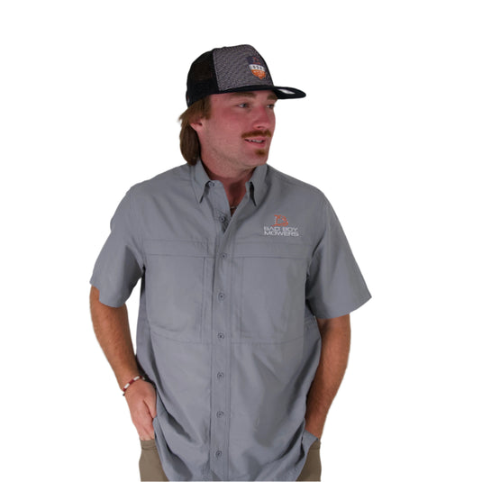 PORT AUTHORITY GUSTY GREY FISHING SHIRT