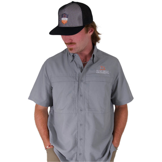 PORT AUTHORITY GUSTY GREY FISHING SHIRT