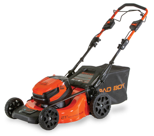 BAD BOY MOWERS E-SERIES 80V DUAL PORT BRUSHLESS SELF-PROPELLED 21" MOWER - Bad Boy Mowers