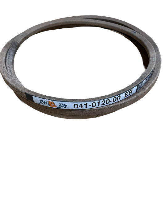 PART # 041-0120-00 DECK BELT - CHECK MOWER MANUAL FOR FITMENT