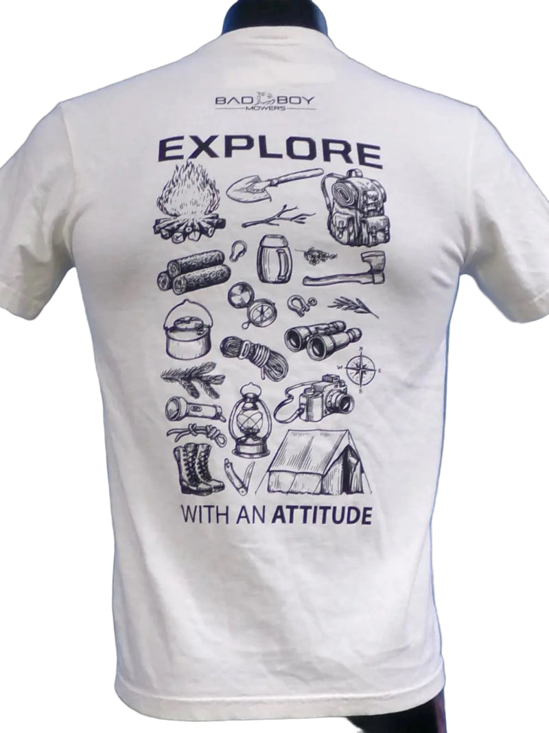 Load image into Gallery viewer, BB BANDIT EXPLORE IVORY TEE
