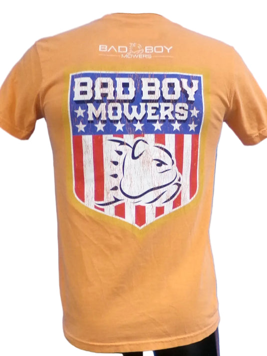 BB COUNTRY USA BURNT ORANGE POCKET TEE