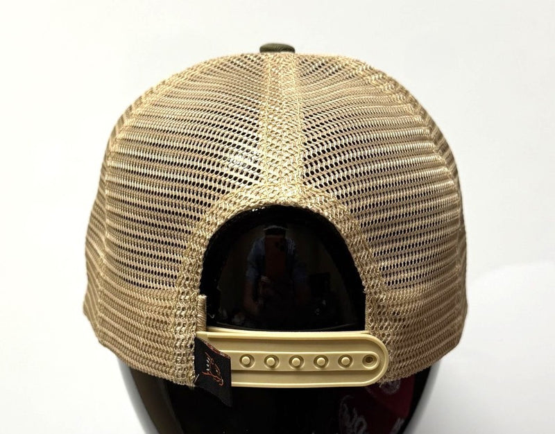 Load image into Gallery viewer, NEW - TRUCKER STYLE BAD BOY OLIVE / TAN STANDARD HAT
