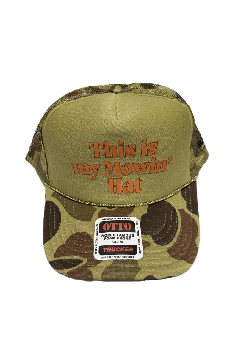 Load image into Gallery viewer, CAMO W/ROPE MY MOWIN HAT
