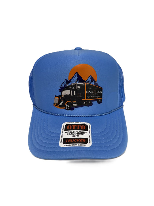 COBALT BLUE SEMI TRUCK LOGO HAT