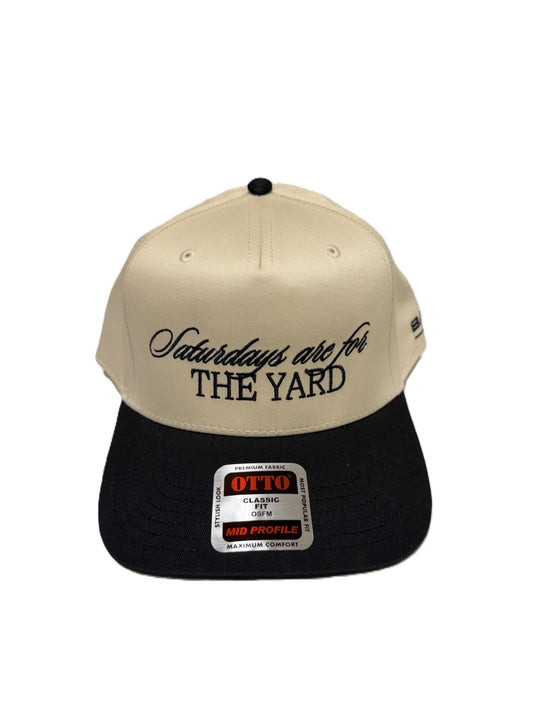 SATURDAYS ARE FOR THE YARD TAN/BLACK HAT