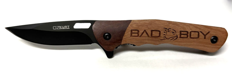 Load image into Gallery viewer, BAD BOY LOGO FOLDING POCKET KNIFE

