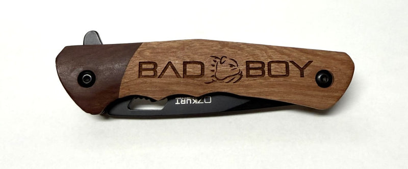 Load image into Gallery viewer, BAD BOY LOGO FOLDING POCKET KNIFE
