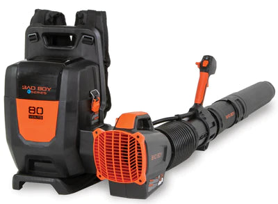 Load image into Gallery viewer, (TOOL ONLY) BAD BOY MOWERS E-SERIES 80V BRUSHLESS DUAL PORT BACKPACK BLOWER.
