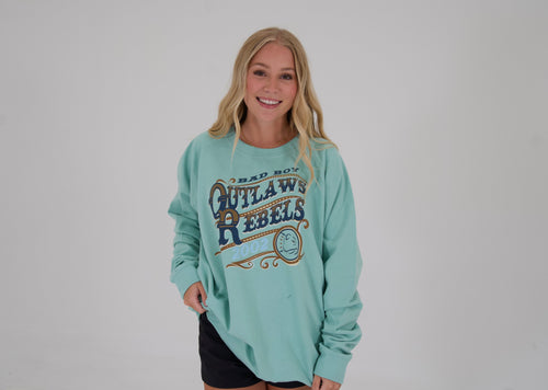 REBELS & OUTLAWS SINCE 2002 CREWNECK - MINT