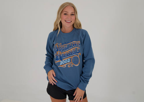 REBELS & OUTLAWS SINCE 2002 CREWNECK - MARINE BLUE