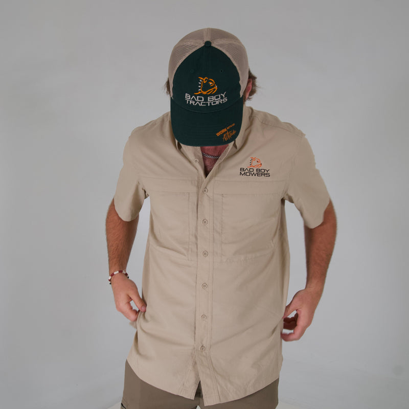 Load image into Gallery viewer, PORT AUTHORITY OAT COLOR FISHING SHIRT
