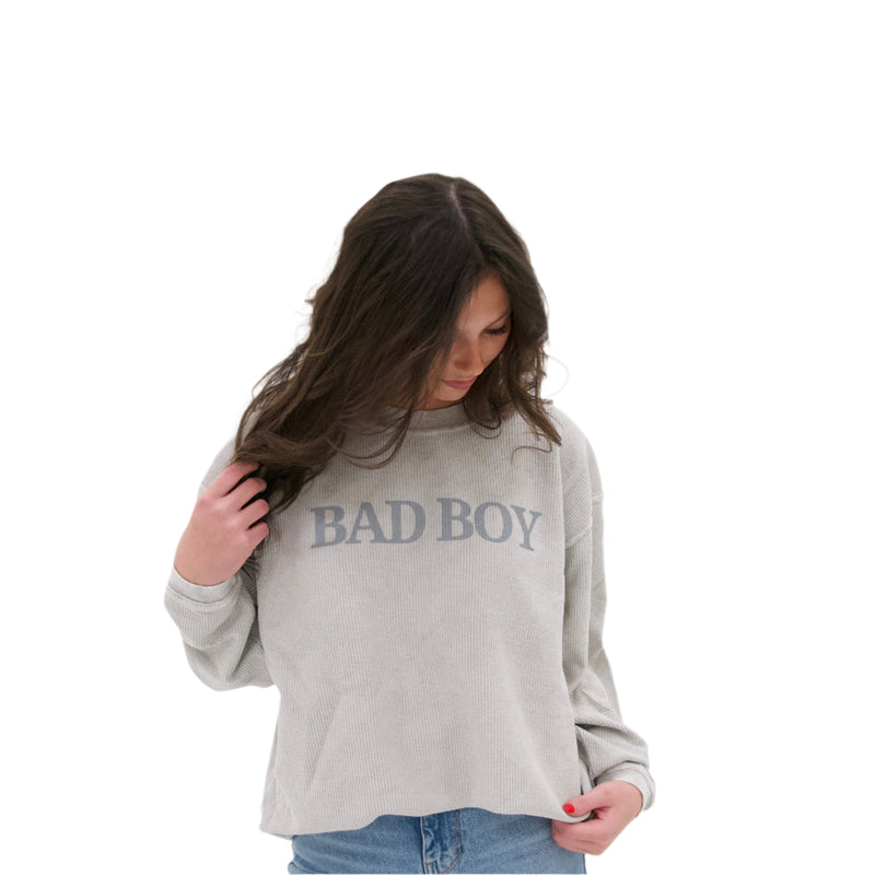 Load image into Gallery viewer, CHICKA-D CORDED BAD BOY SWEATSHIRT
