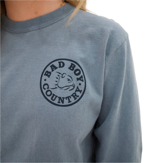 BAD BOY COUNTRY COMFORT COLORS LONG SLEEVE T-SHIRT