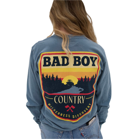 BAD BOY COUNTRY COMFORT COLORS LONG SLEEVE T-SHIRT