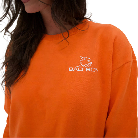 ORANGE BAD BOY LOGO SWEATSHIRT