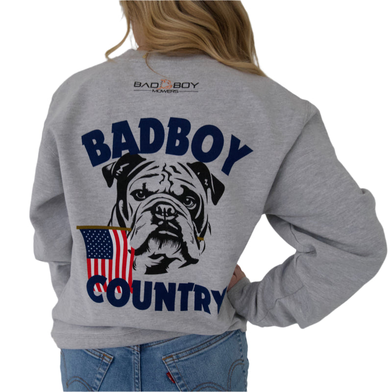 Load image into Gallery viewer, BAD BOY COUNTRY BULLDOG WITH FLAG SWEATSHIRT
