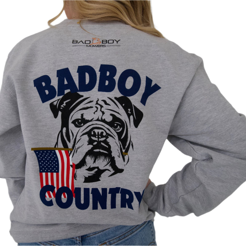 Load image into Gallery viewer, BAD BOY COUNTRY BULLDOG WITH FLAG SWEATSHIRT
