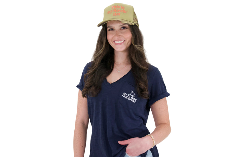 Load image into Gallery viewer, CAMO W/ROPE MY MOWIN HAT
