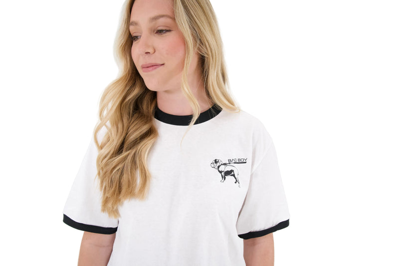 Load image into Gallery viewer, BB RINGER BULLDOG LEASH TEE
