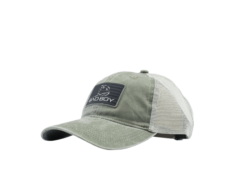 Load image into Gallery viewer, BAD BOY PATCH HAT WITH FLAG - Bad Boy Mowers

