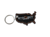 USA Bad Boy Mowers Mow With An Attitude Keychain