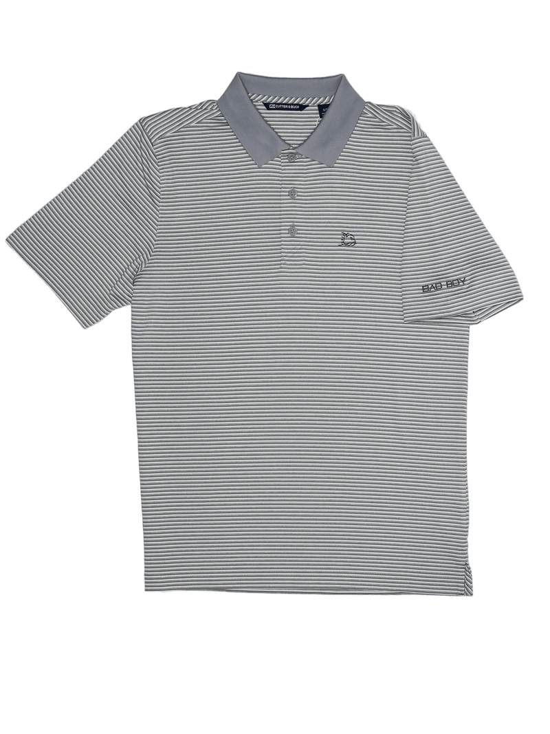 Load image into Gallery viewer, CUTTER &amp; BUCK PINSTRIPE POLO WITH LOGO - Bad Boy Mowers
