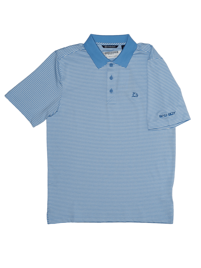 Load image into Gallery viewer, CUTTER &amp; BUCK PINSTRIPE POLO WITH LOGO - Bad Boy Mowers
