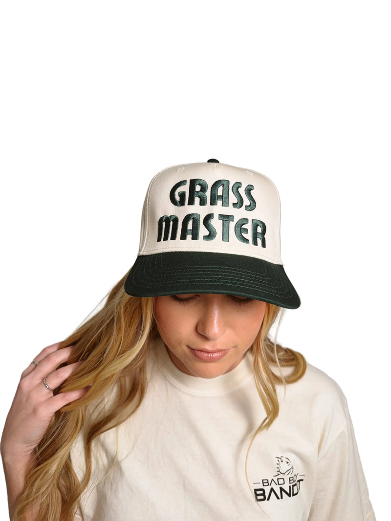 Load image into Gallery viewer, GRASS MASTER TAN/GREEN HAT
