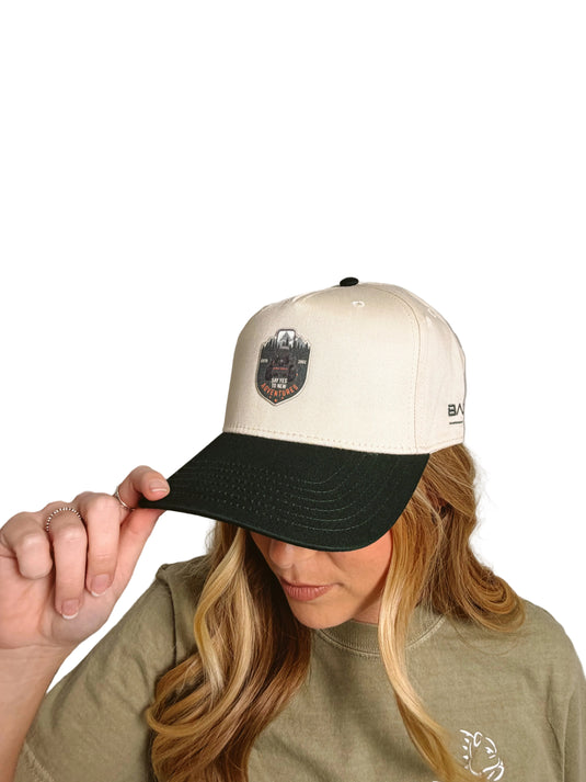 ADVENTURES TAN/GREEN HAT
