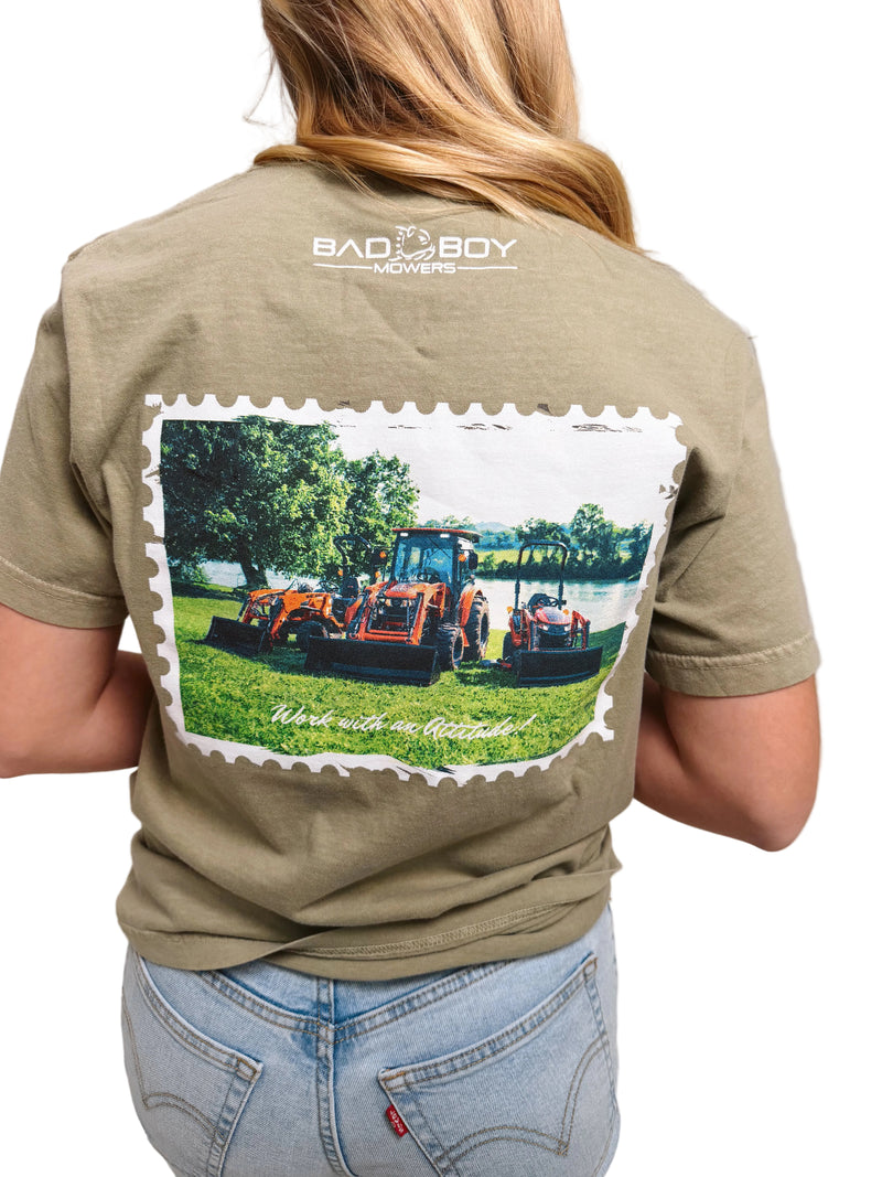 Load image into Gallery viewer, BB TRACTORS TRIO TAN TEE
