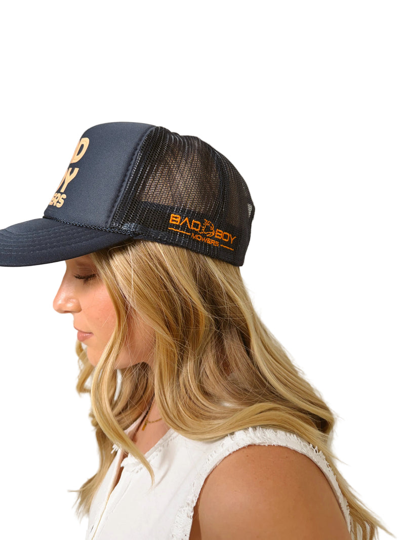 Load image into Gallery viewer, BAD BOY MOWERS NEON NAVY HAT
