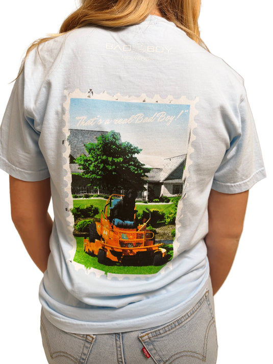 REAL BAD BOY LIGHT BLUE TEE