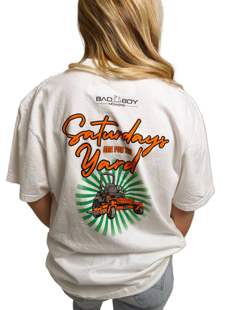 Load image into Gallery viewer, BB MOWERS SATURDAYS TEE
