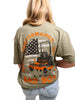 BB AMERICAN MOWER LIGHT OLIVE TEE