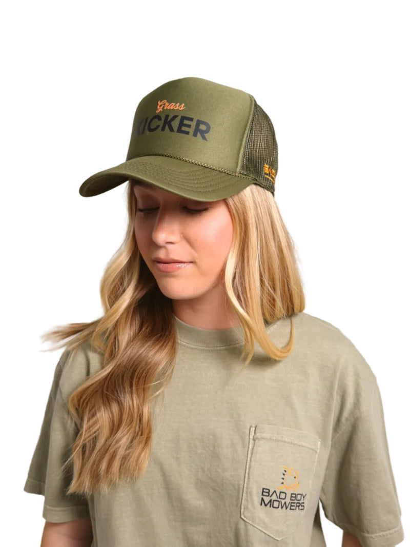 Load image into Gallery viewer, GRASS KICKER OLIVE HAT
