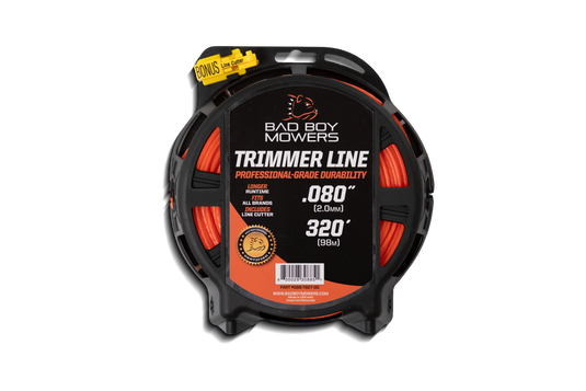 STRING TRIMMER LINE WITH CUTTER (.080 X 320')