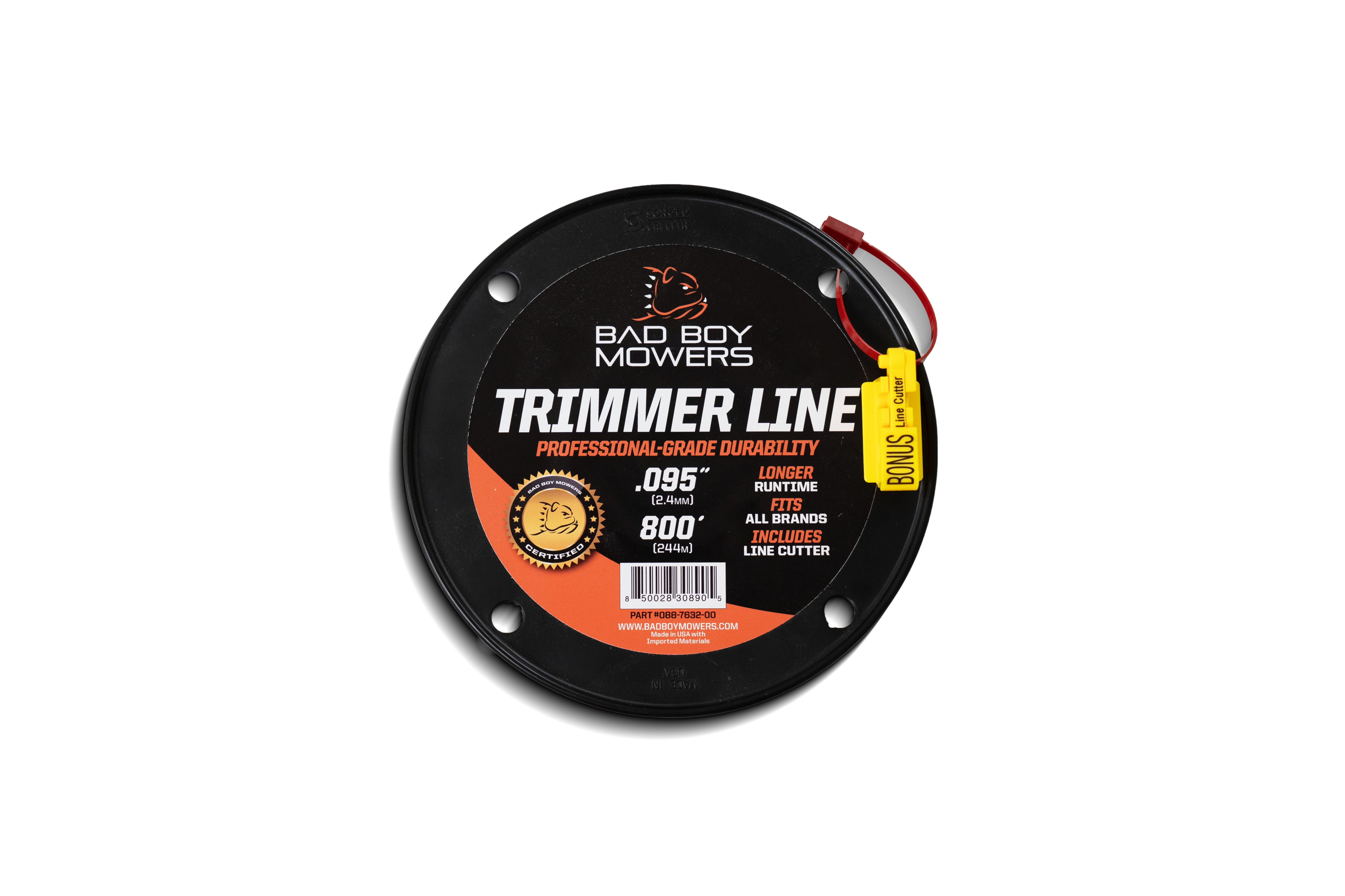 STRING TRIMMER LINE WITH CUTTER (.095 X 800') – Bad Boy Mowers
