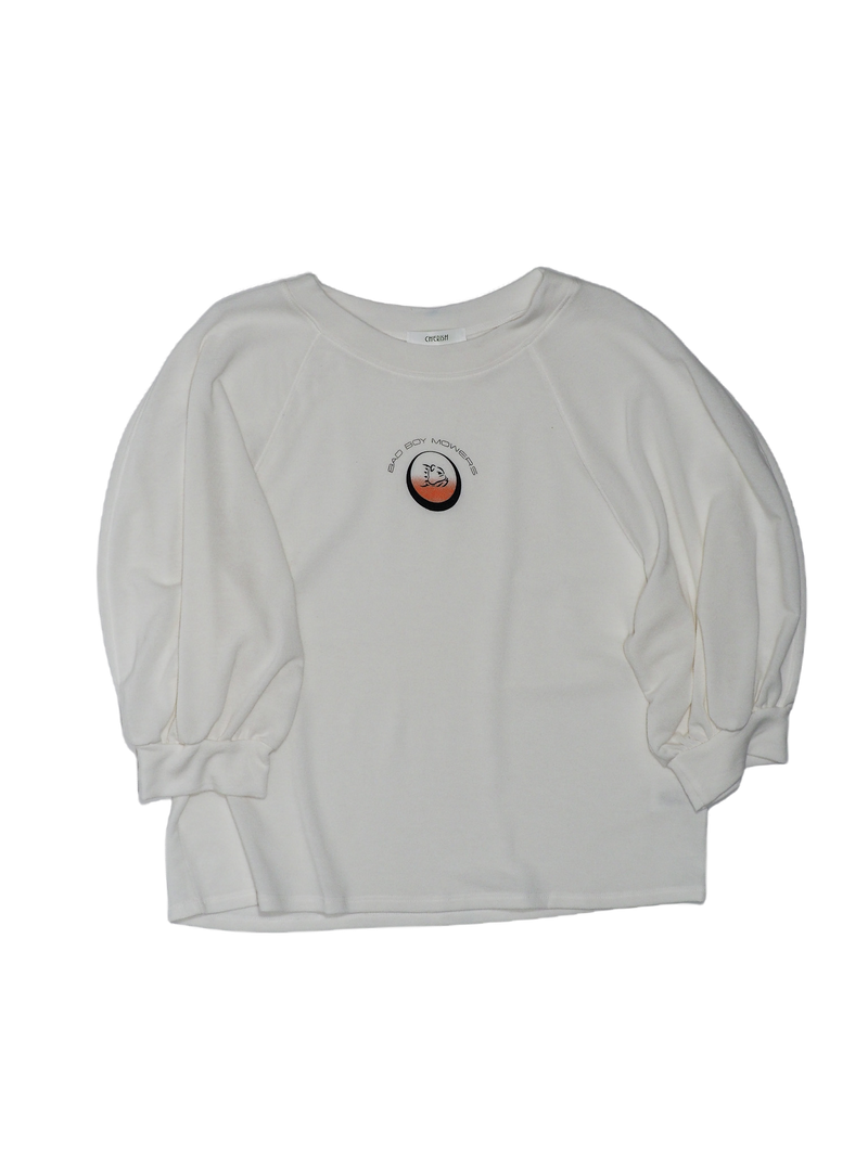 Load image into Gallery viewer, LADIES TERRY PUFF SLEEVE WITH BAD BOY LOGO
