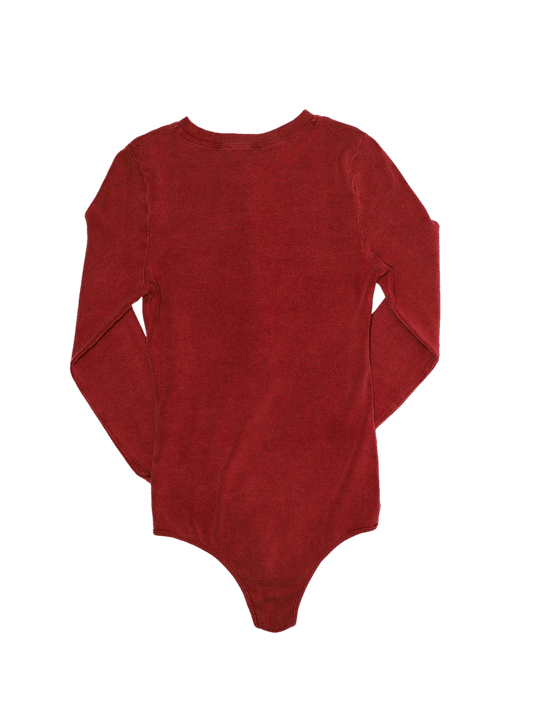 Women's Red Button Front Body Suit - Bad Boy Mowers