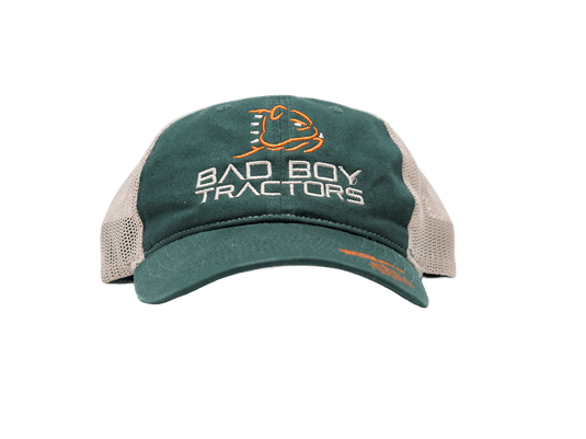 Forrest Green and Tan Bad Boy Tractors Hat - Bad Boy Mowers