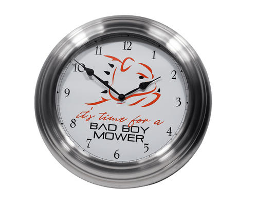 Its Time For A Bad Boy Mower Wall Clock - Bad Boy Mowers