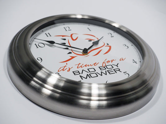 Its Time For A Bad Boy Mower Wall Clock - Bad Boy Mowers