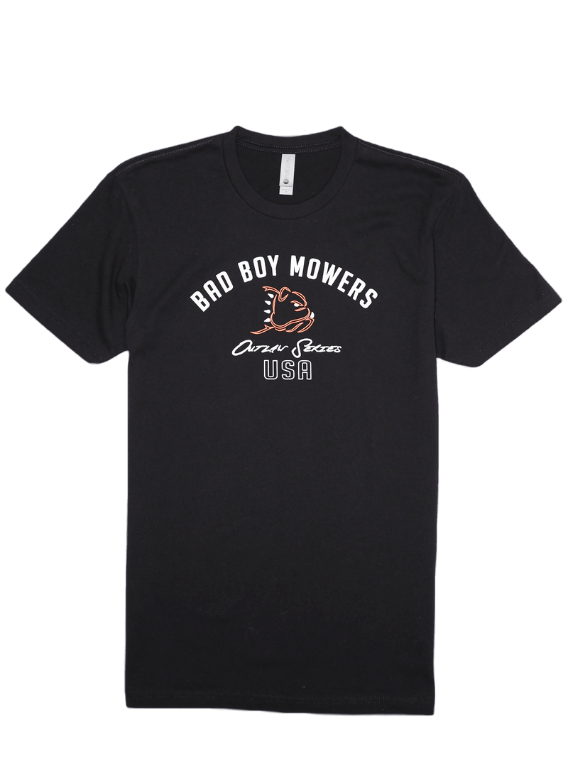 Load image into Gallery viewer, Outlaw Series Bad Boy Mowers USA Black Short Sleeve Tee - Bad Boy Mowers

